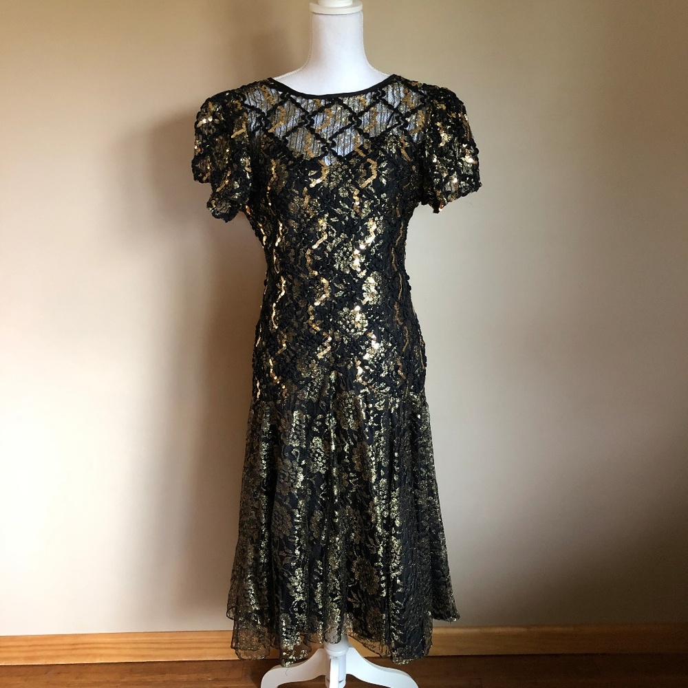 HW Collection | Lace-Look Drop Waist Dress  12